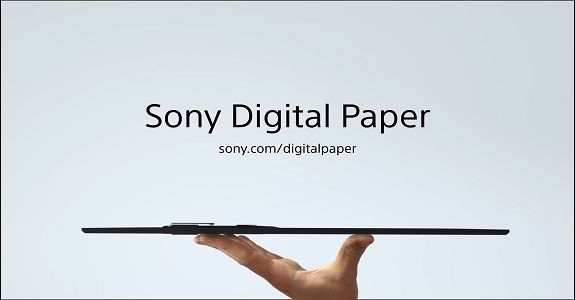 Sony released new digital paper