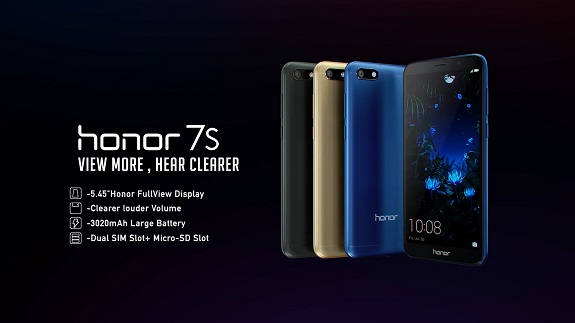 A new budget smartphone Honor 7S with FullView screen