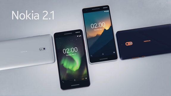 Presented are Nokia 5.1, Nokia 3.1 and Nokia 2.1