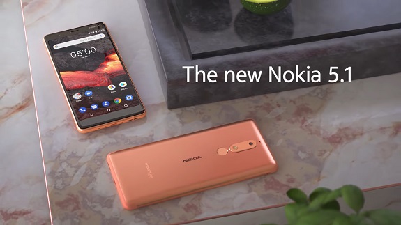 Presented are Nokia 5.1, Nokia 3.1 and Nokia 2.1