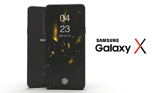 The network has a frameless render Samsung Galaxy S10 or Galaxy X