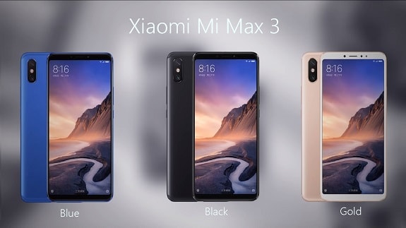 Introduced a new smartphone Xiaomi Mi Max 3