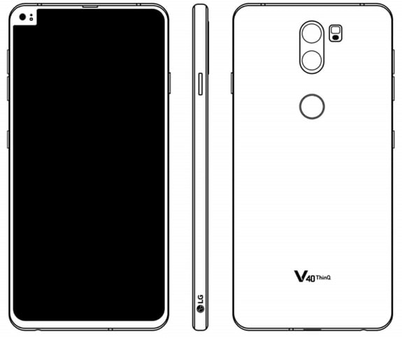 The first concept LG V40
