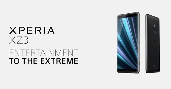 Introduced a new smartphone Sony Xperia XZ3