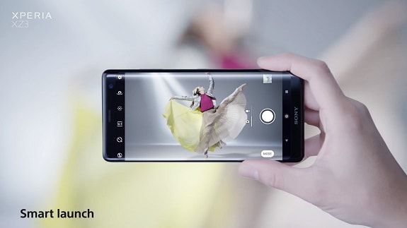 Introduced a new smartphone Sony Xperia XZ3