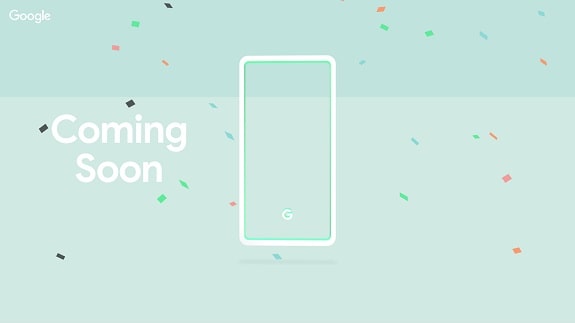 Google Pixel 3 in three different colors