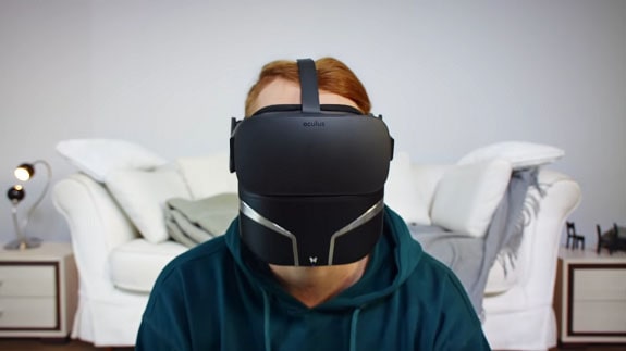 Feelreal Sensory Mask - a device that allows you to feel