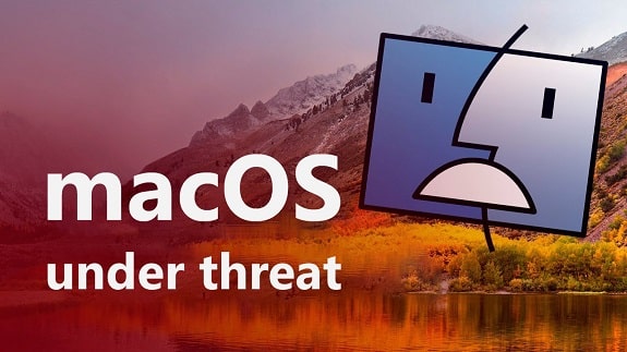 Operating system macOS was threatened security