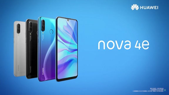 Huawei Nova 4e - stylish and youth
