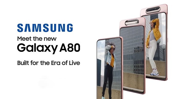 Announcement Galaxy A80 with an unusual camera