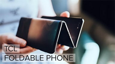 TCL smartphone that can fold three times
