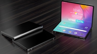 First render a flexible tablet from Samsung