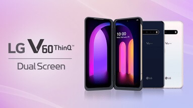LG V60 ThinQ - clear sound and support the second screen
