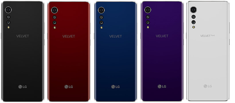 LG Velvet first images of the smartphone