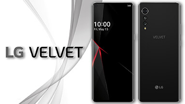 LG Velvet first images of the smartphone