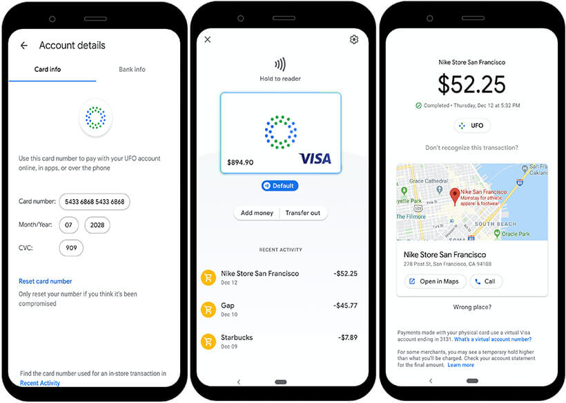 Google Pay Card - own payment card from Google