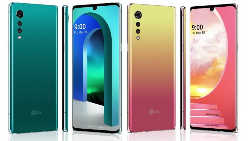 LG announced the first smartphone from the Velvet line
