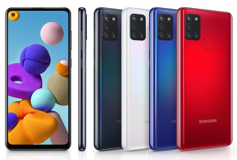 The announcement of the smartphone Samsung Galaxy A21s