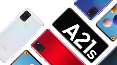 The announcement of the smartphone Samsung Galaxy A21s